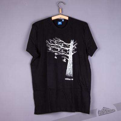 adidas Tree Tee Black Noir
