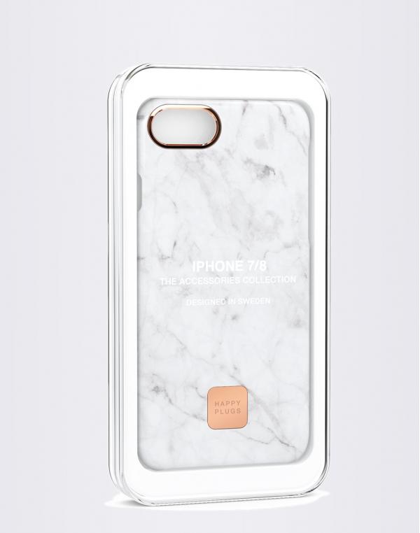 Happy Plugs iPhone 7/8 Slim Case White Marble