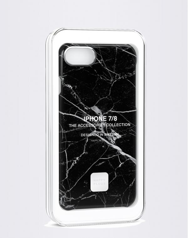 Happy Plugs iPhone 7/8 Slim Case Black Marble
