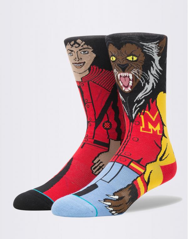 Ponožky Stance Michael Jackson red