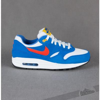 Nike Air Max 1 (GS) White/Tm Orange-Hyper Cobalt