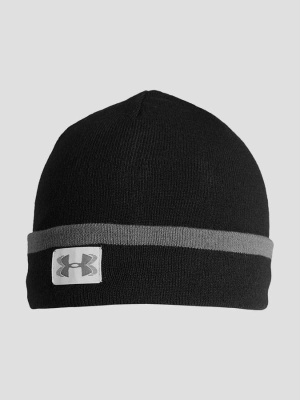 Čepice Under Armour Men's Cuff Sideline Beanie Černá