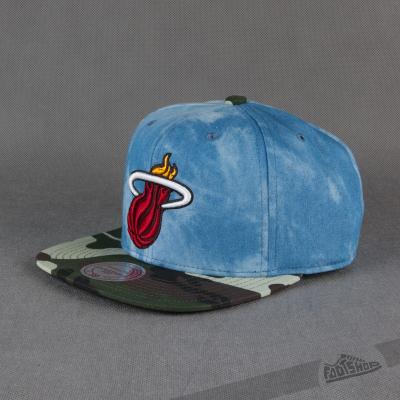Mitchell & Ness Tie Dye Camo Miami Heat