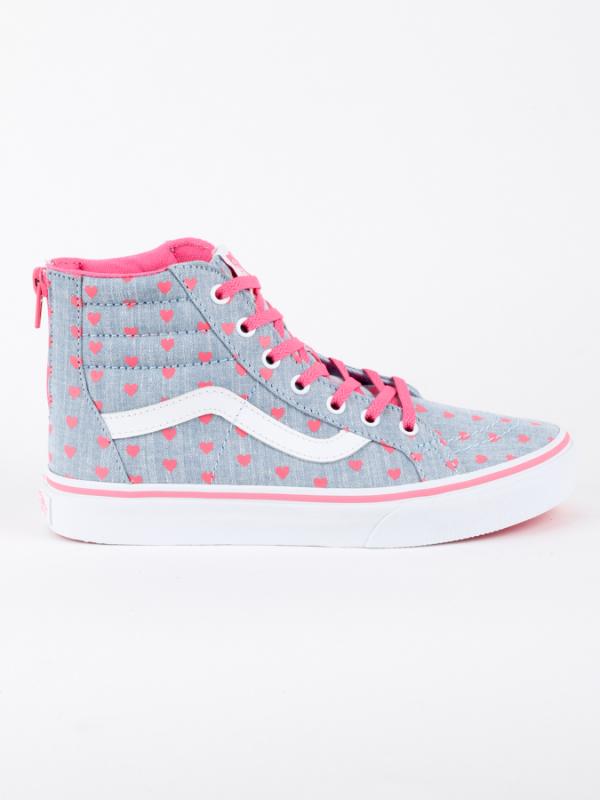 Boty Vans UY SK8-HI ZIP (CHAMBRAY HE) Barevná