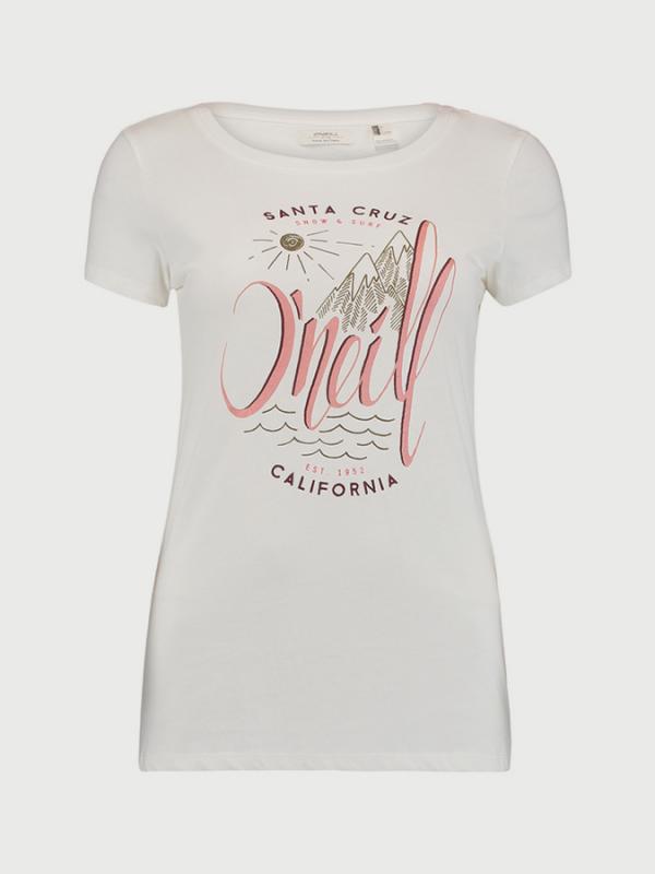Tričko O´Neill LW Echo Lake Logo T-Shirt Bílá