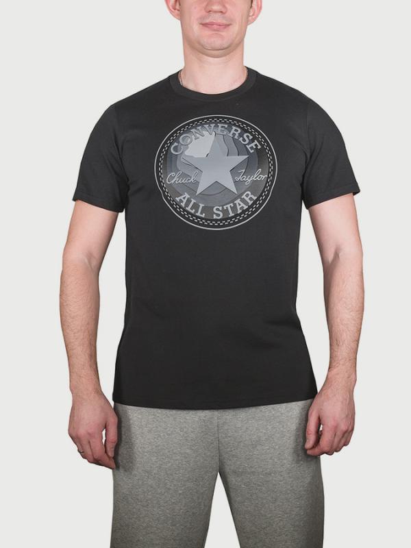Tričko Converse Dimensional Layer Chuckpatch Tee Černá