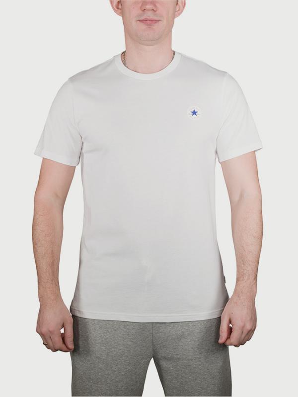 Tričko Converse Core Left Chest Cp Crew Tee Bílá