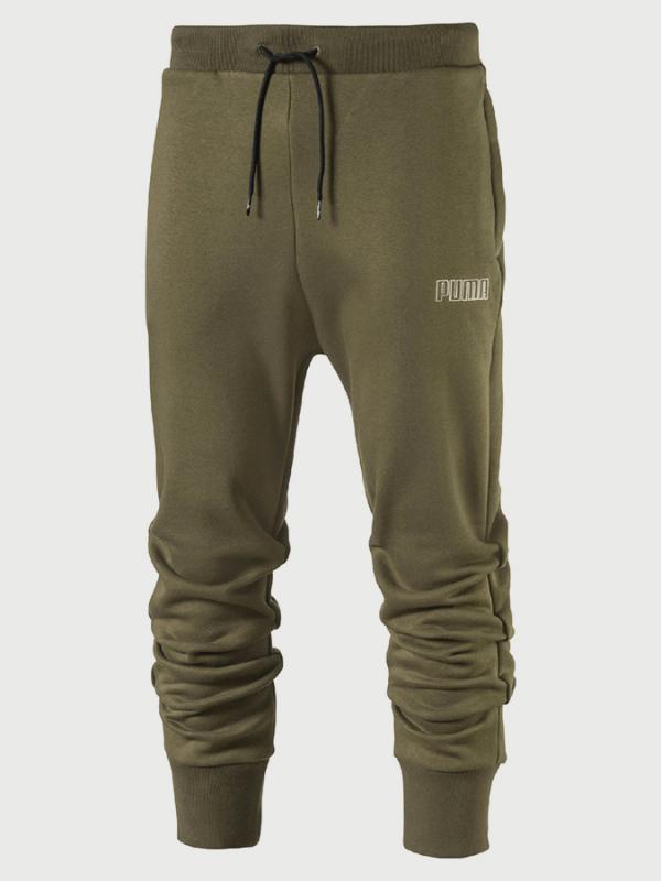 Tepláky Puma Record sweat pants Oranžová