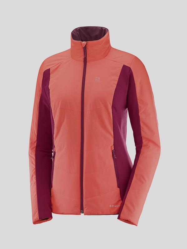 Bunda Salomon DRIFTER MID JACKET W Oranžová