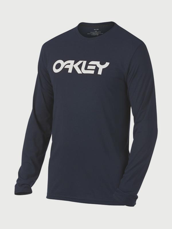Tričko Oakley 50-Mark Ii L/S Tee Fathom Modrá