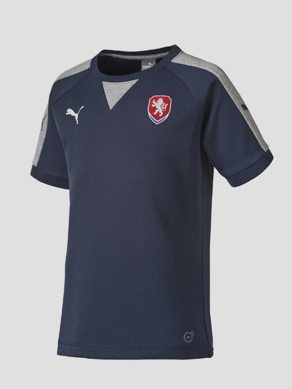 Tričko Puma Czech Republic Casuals T-Shirt Modrá