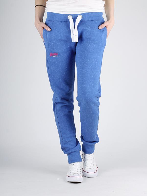 Tepláky Superdry ORANGE LABEL SLIM JOGGER Modrá