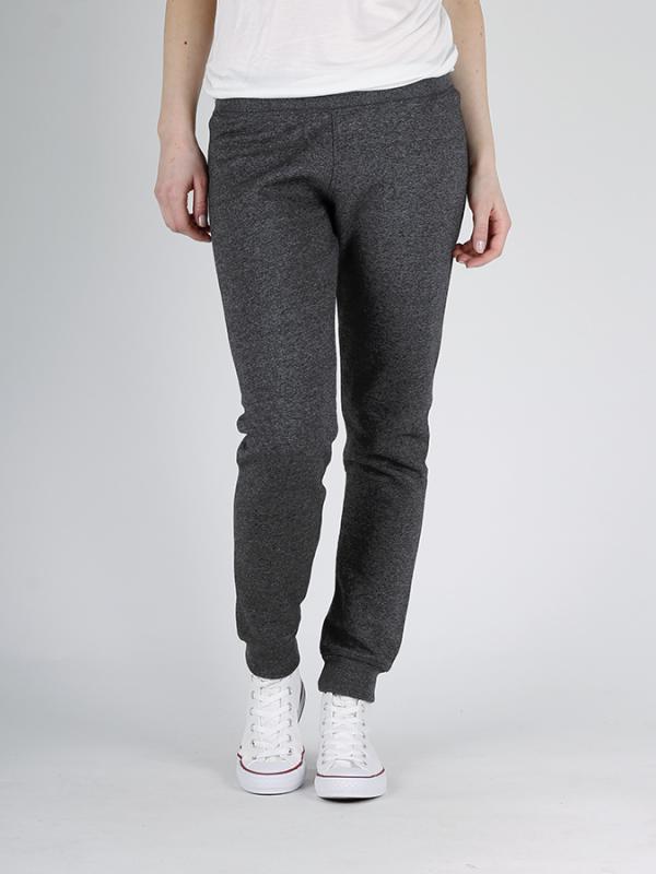 Tepláky Superdry O L LUXE SUPER SKINNY JOGGER Šedá