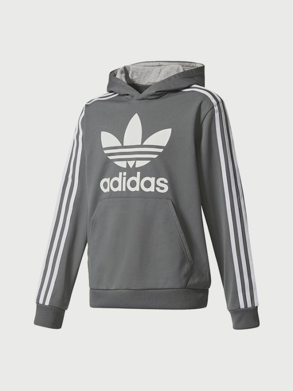 Mikina adidas Originals J TRF POLY HD Šedá
