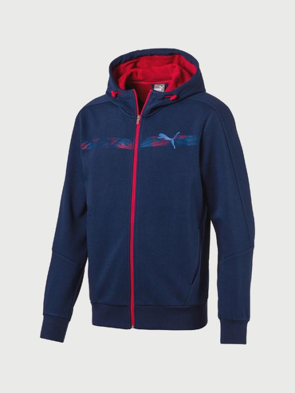 Mikina Puma Active Hero Fz Hoody Fl Blue D Modrá
