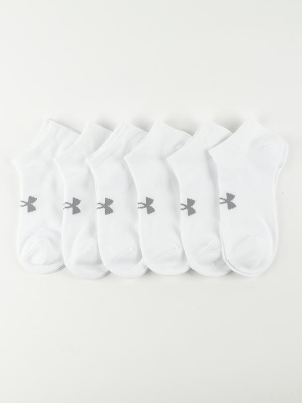 Ponožky Under Armour Essential Cotton Ns 6Pk Bílá