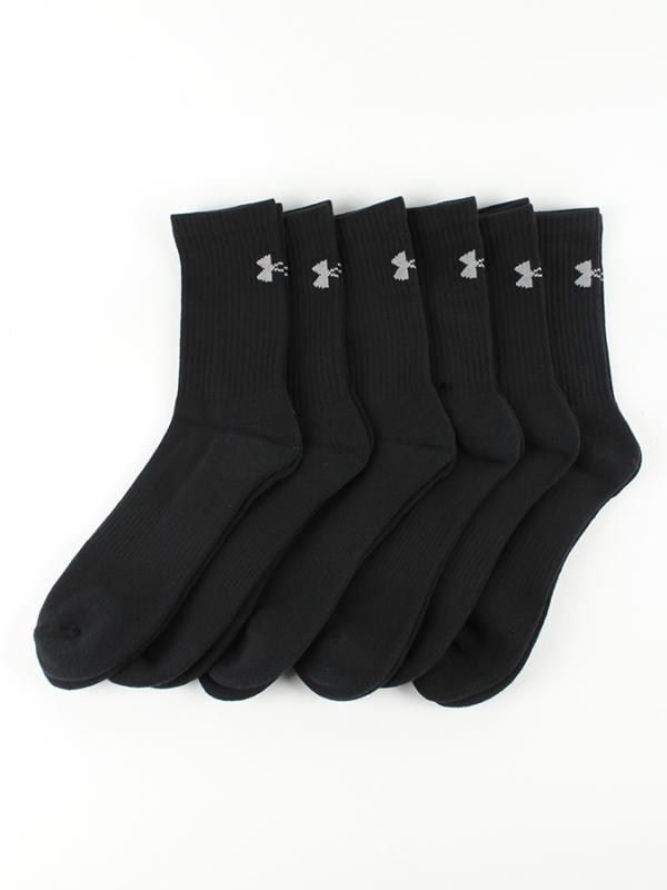 Ponožky Under Armour Charged Cotton 2.0 Crew Černá