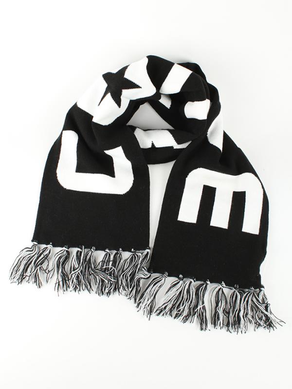 Šála Converse Knit Stadium Scarf Černá