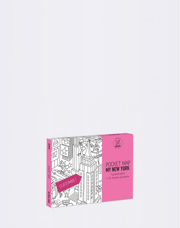 OMY Coloring Pocket Map - My New York City