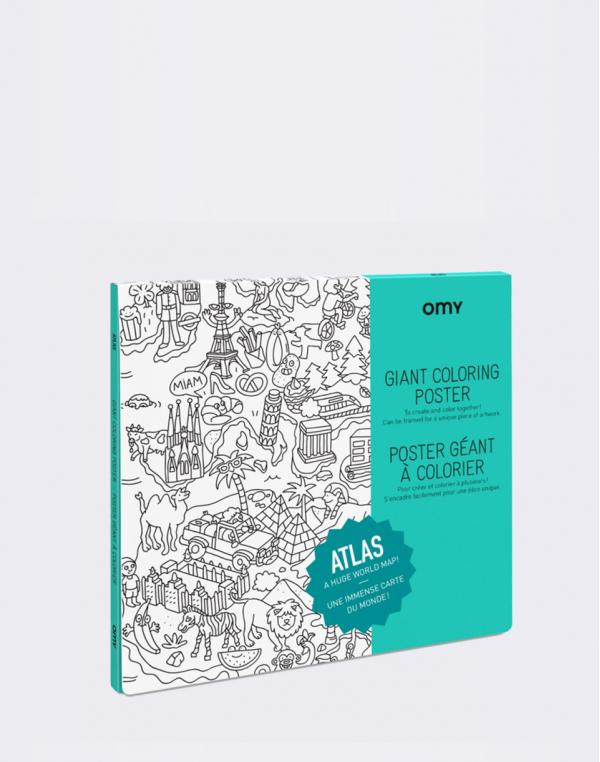 OMY Coloring Poster - Atlas