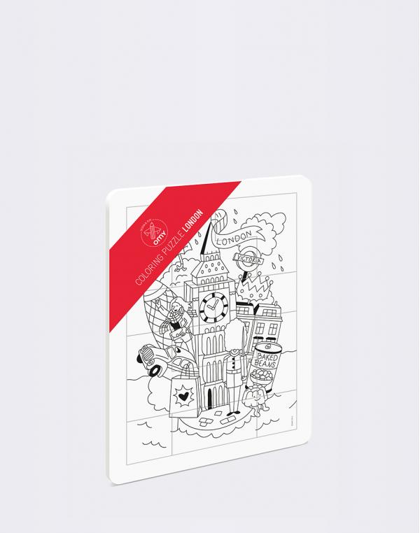 OMY Coloring Puzzle - London