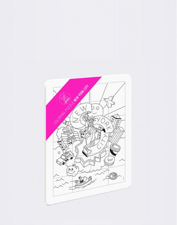 OMY Coloring Puzzle - New York City