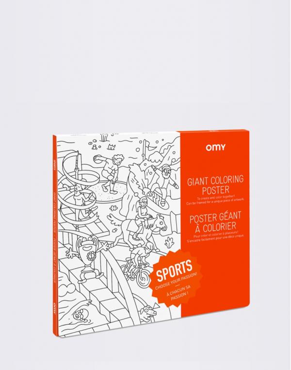 OMY Giant Coloring Poster - Sport