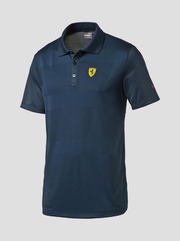 Tričko Puma SF Polo 2 blue wing teal Modrá