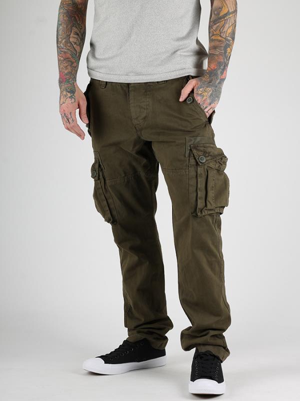 Kalhoty Superdry CORE HEAVY CARGO PANT Zelená