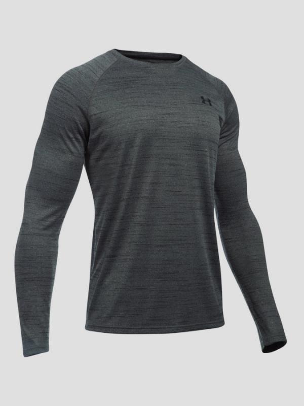Tričko Under Armour Tech LS Novelty Tee Šedá
