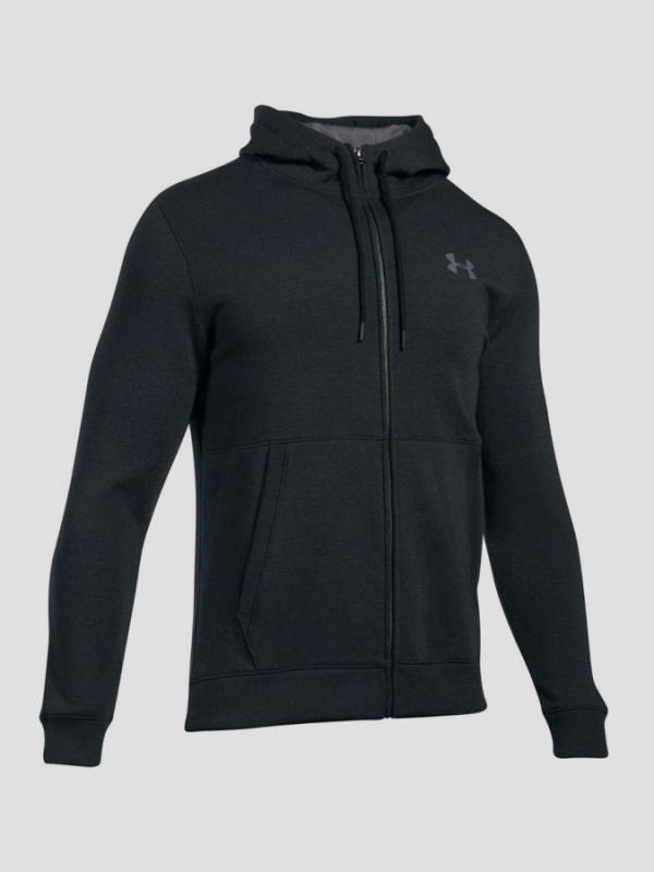 Mikina Under Armour Threadborne FZ Hoodie Černá