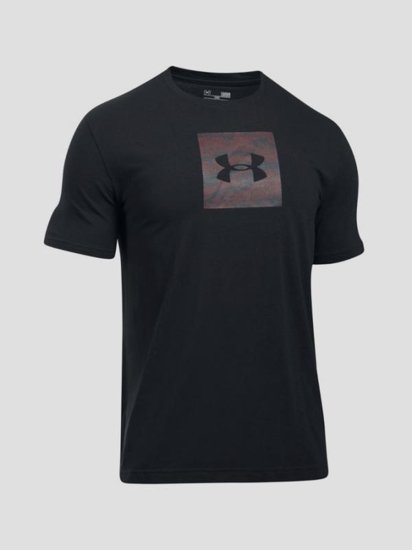 Tričko Under Armour Camo Boxed Logo SS Černá
