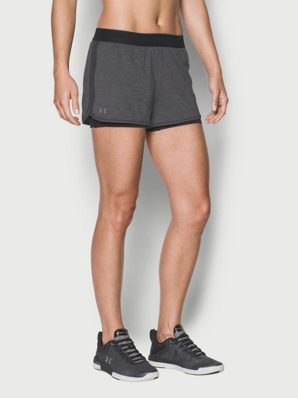 Šortky Under Armour HG 2-In-1 Shorty Šedá