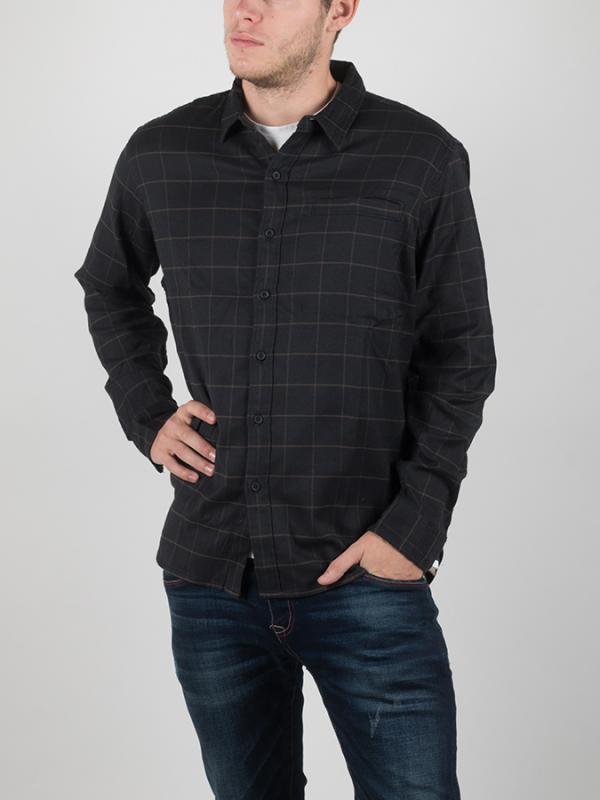 Košile LEVI'S Cm Pro Work Shirt Commuter Grid Caviar Černá