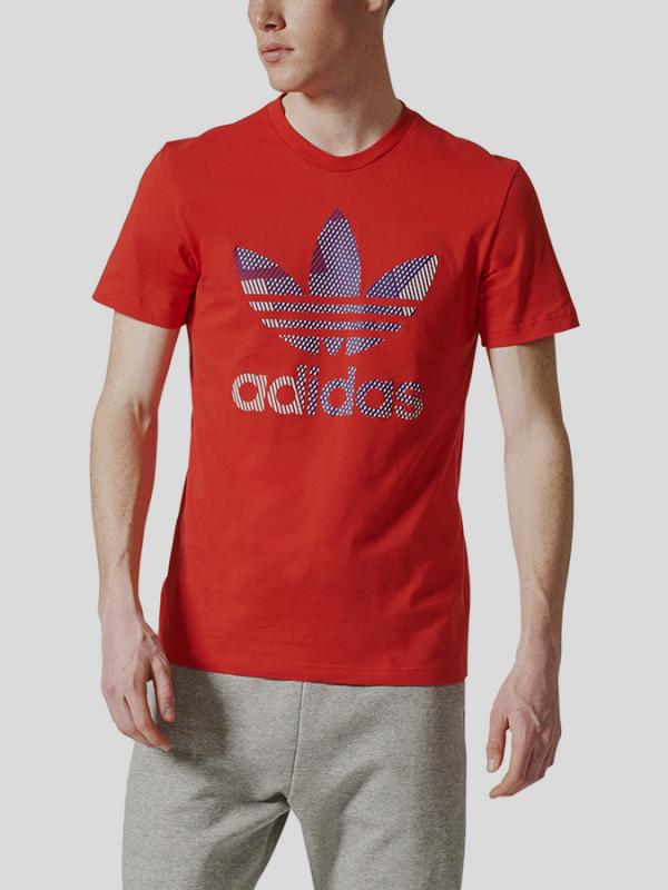 Tričko adidas Originals TREFOIL 1 Červená