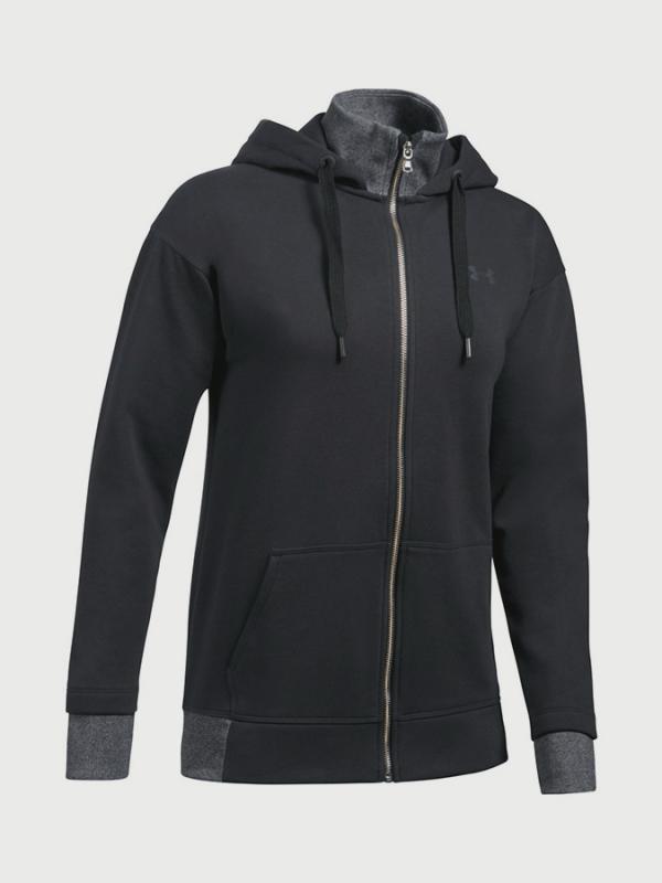 Mikina Under Armour Threadborne Full Zip Černá