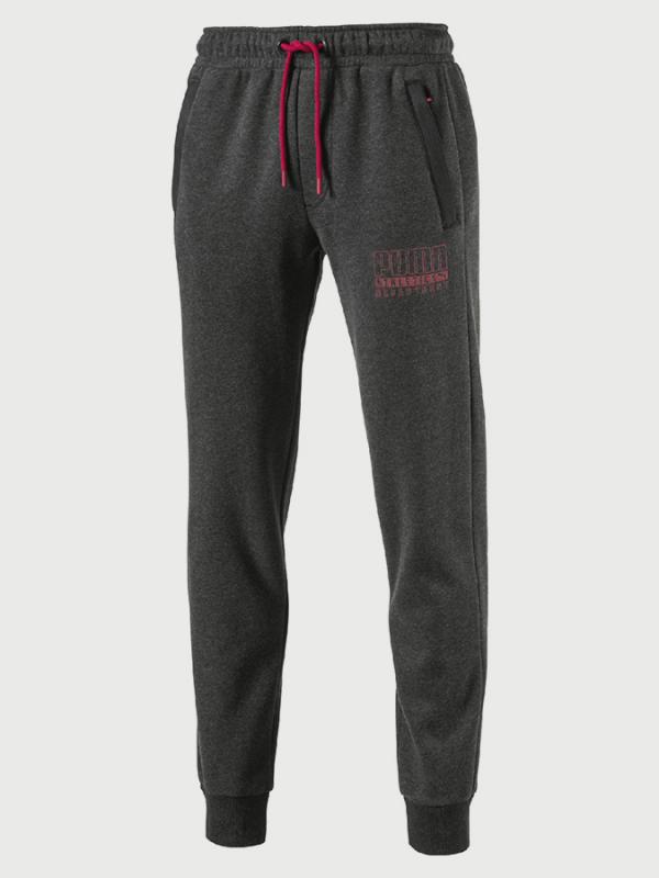 Tepláky Puma STYLE Pocket Pants FL cl. Šedá