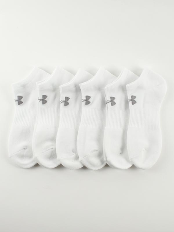 Ponožky Under Armour Charged Cotton 2.0 Noshow Bílá