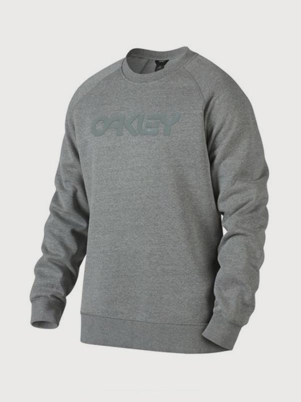 Mikina Oakley Dwr Fp Crew Athletic Heather Grey Šedá