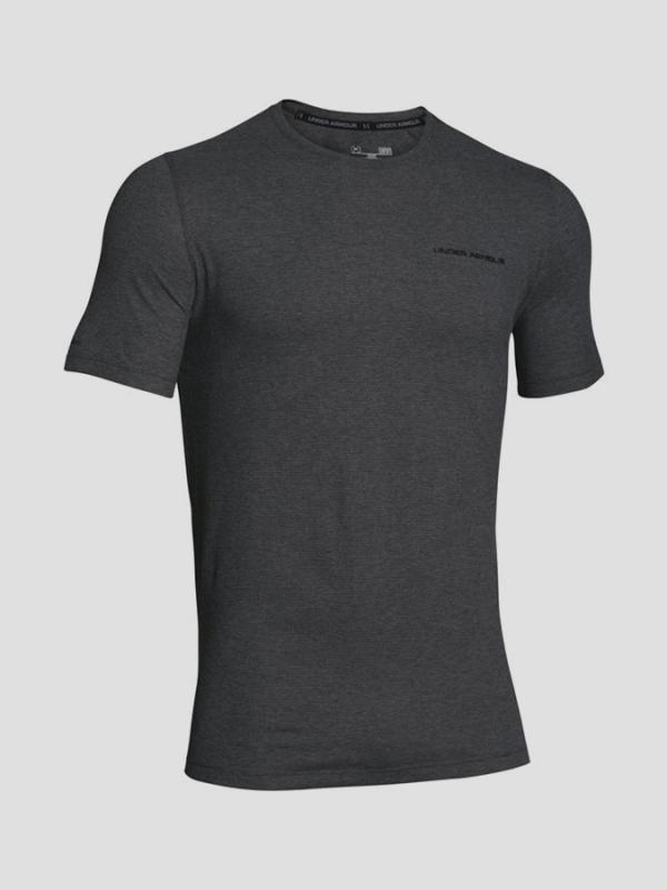 Tričko Under Armour Charged Cotton SS T Šedá