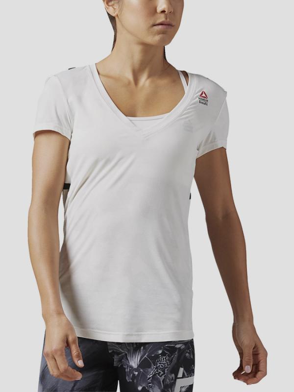 Tričko Reebok RCF ACTIVCHILL SS TEE Bílá
