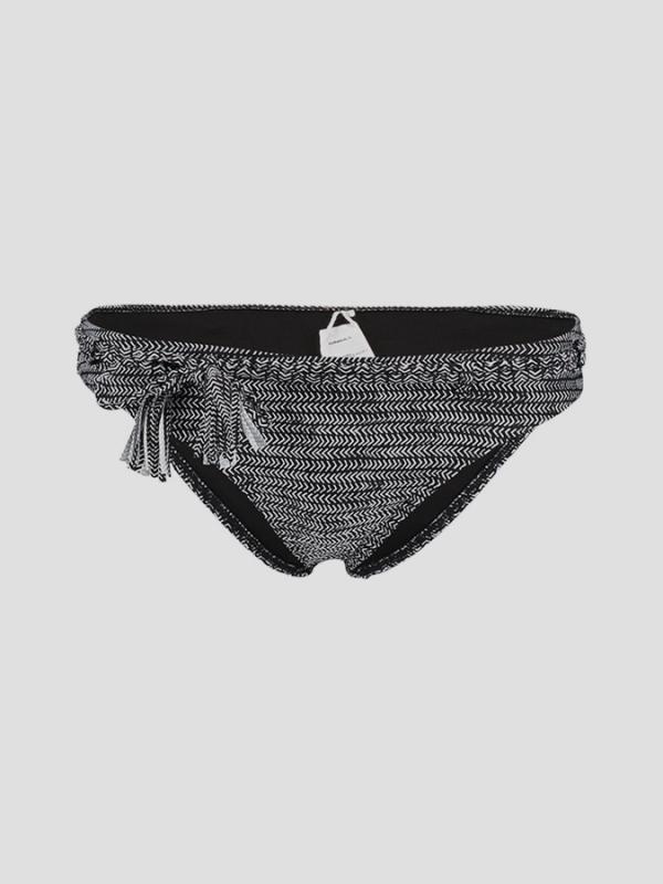 Spodek plavek O´Neill PW PRINT BELTED BIKINI BOTTOM Šedá