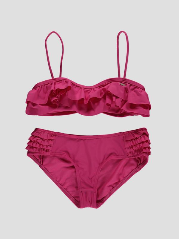 Bikiny O´Neill PG MORRO RUFFLE BIKINI Růžová