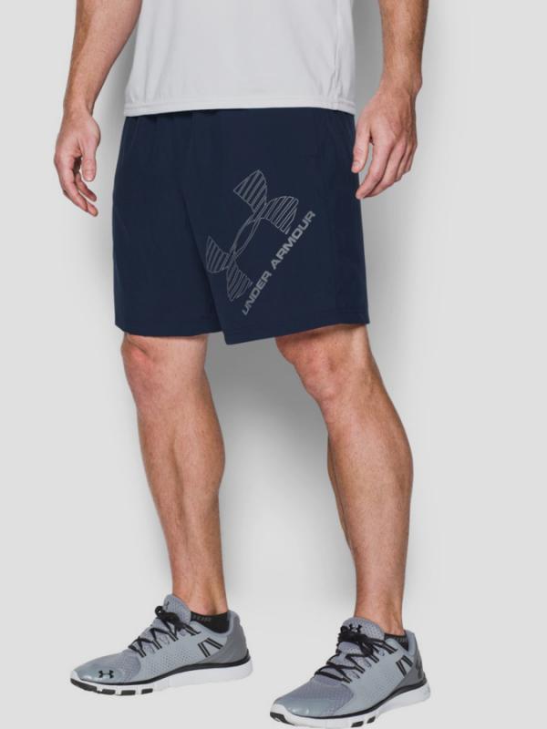 Kraťasy Under Armour 8 Woven Graphic Short Modrá