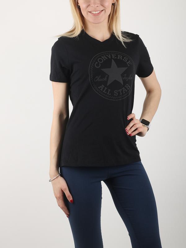 Tričko Converse Puff CP Crew Tee Černá