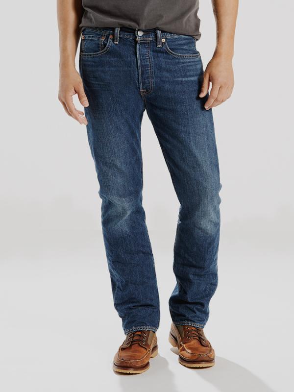 Džíny LEVI'S 501 LEVIS ORIGINAL FIT Modrá