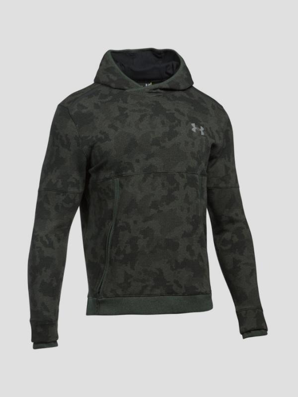 Mikina Under Armour Threadborne Hoodie Zelená