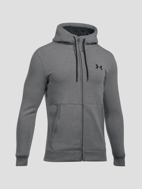 Mikina Under Armour Threadborne FZ Hoodie Šedá
