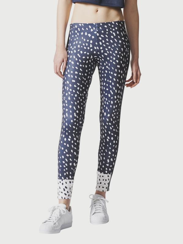 Legíny adidas Originals 3STR TIGHT Modrá
