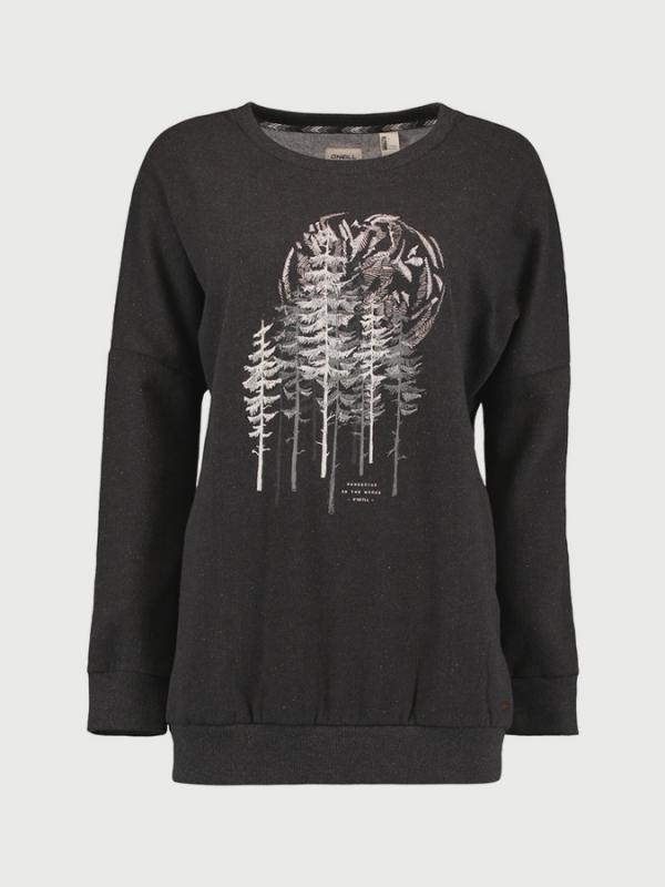 Mikina O´Neill LW Peaceful Pines Sweatshirt Černá